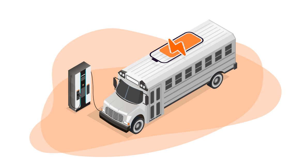 blog - clean buses - sustainable bus - school buses - fleet school bus - learn how to electrify your school bus - dc chargers - fleet management - fleet electric vehicle charging solutions