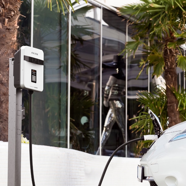 ac19l fast charging for ev - high speed ev charging station - best residential ev charger - installing ev charging with noodoe ev charging software solution