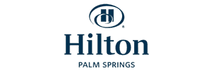Hilton Palm Springs Hotel logo - ev charging partnerships - ev charging station ev charging solution - Noodoe partners