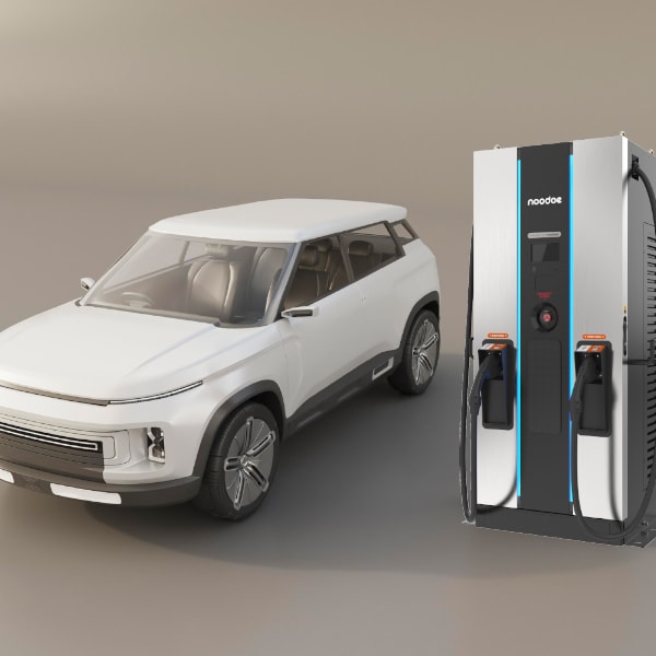 noodoe dc120p - site scenarios - dcfc - dc chargers - 120kw charger - 150kw charger - fast charging station - fast charger for ev - electric vehicle charging station - fleet - charge point operator - installing public ev charging station