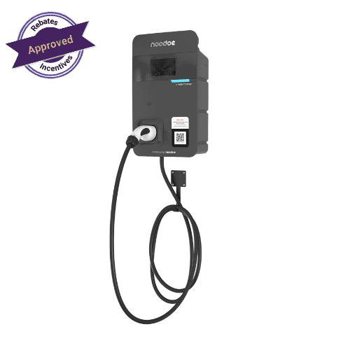 AC11p noodoe Level 2 AC charger - government funding ev charging stations - ev charger incentives - grants - rebates - fast charging for EV