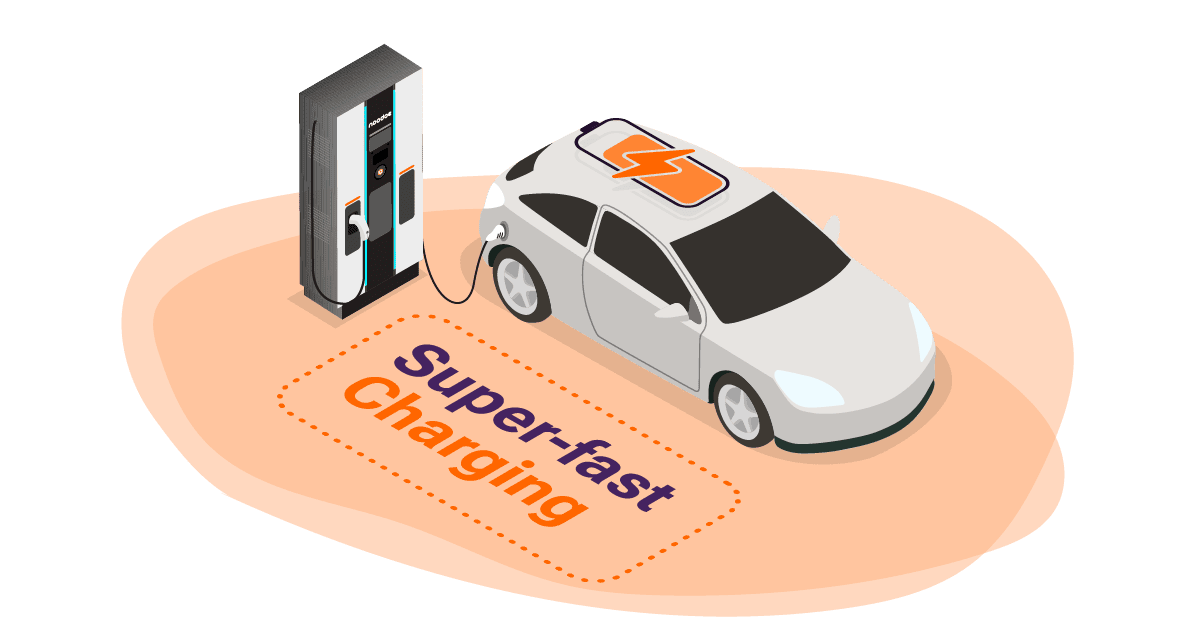 noodoe blog - dc charger - exceed, blog - external - super fast charger - level 3 charging station - fast charging for ev - ev level 3 charger - high speed charging station - high powered ev charger